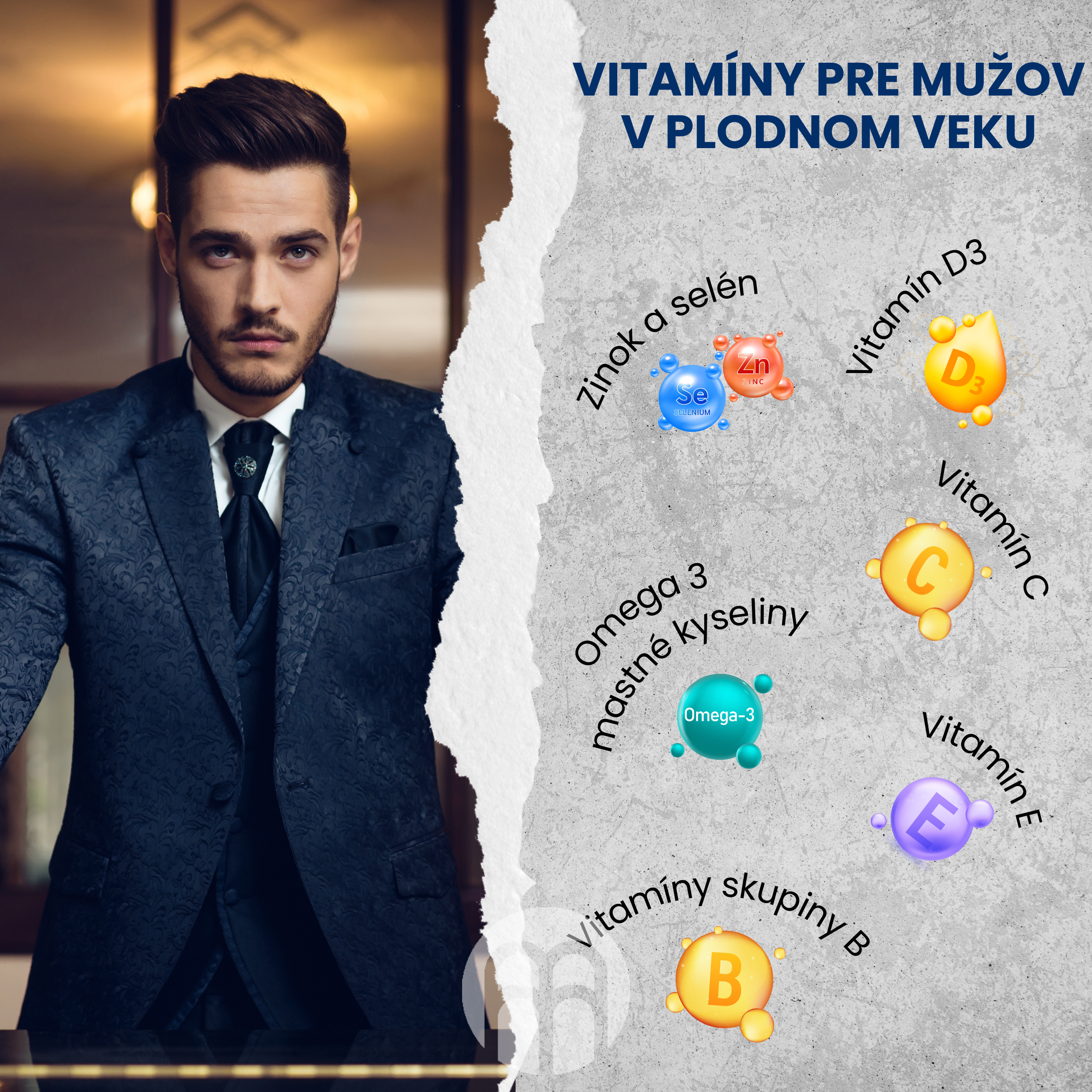 Vitamíny pro muže v plodném věku